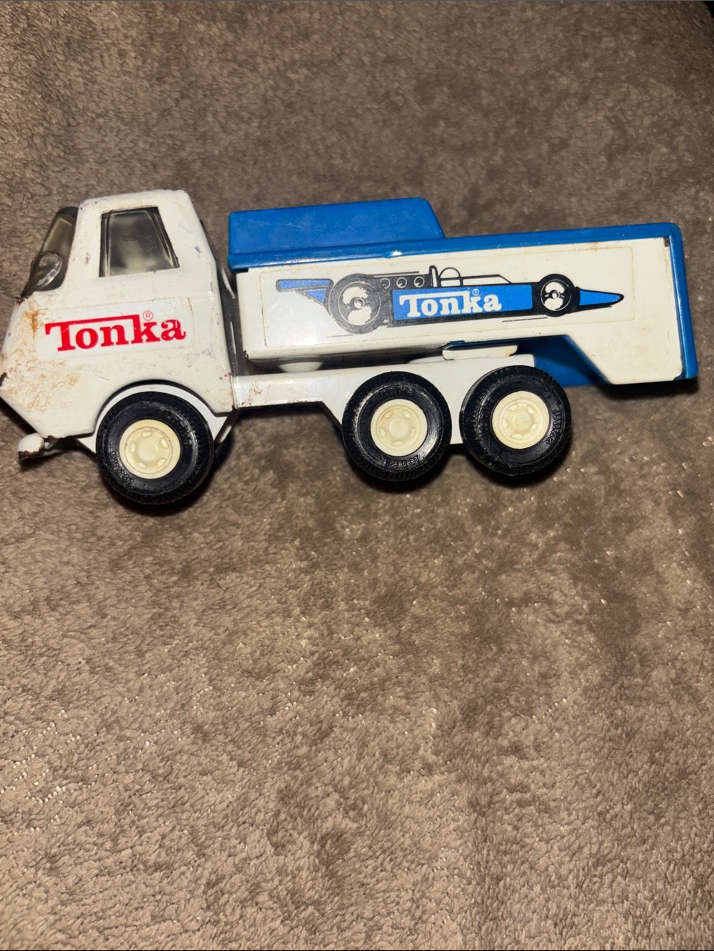 Vintage Tonka Race-Car Transporter